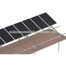 Steel solar ground PV mounting rack system